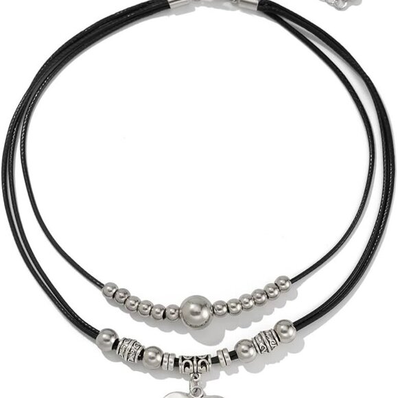 Cowgirl Necklace Western Jewelry for Women Boho Turquoise Bead Leather - Picture 6 of 8